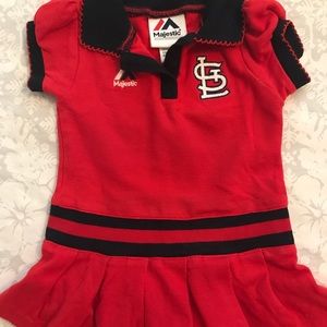 St. Louis Cardinals 6-9 month girl dress